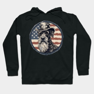 Patriotic Kerry Blue Terrier Hoodie